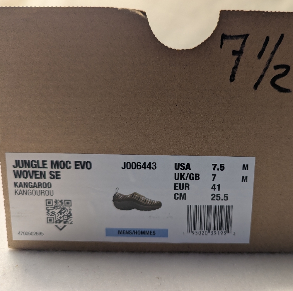 NWT Men's Jungle Moc Evo Woven SE Shoes In Kangaroo, Size 7.5 - Picture 2 of 11